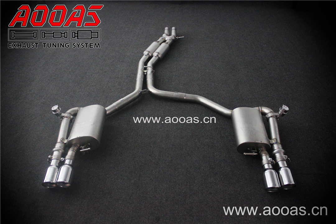 Audi A8 with S8 design All SS304 / Valvetronic Catback System